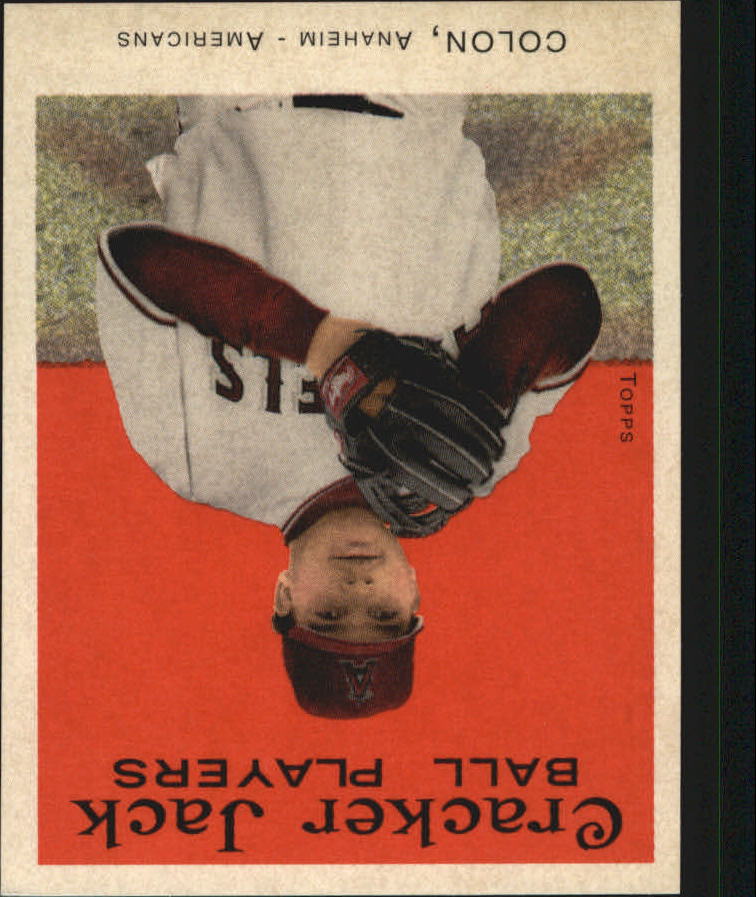 2004 Topps Cracker Jack Mini Stickers #54 Bartolo Colon