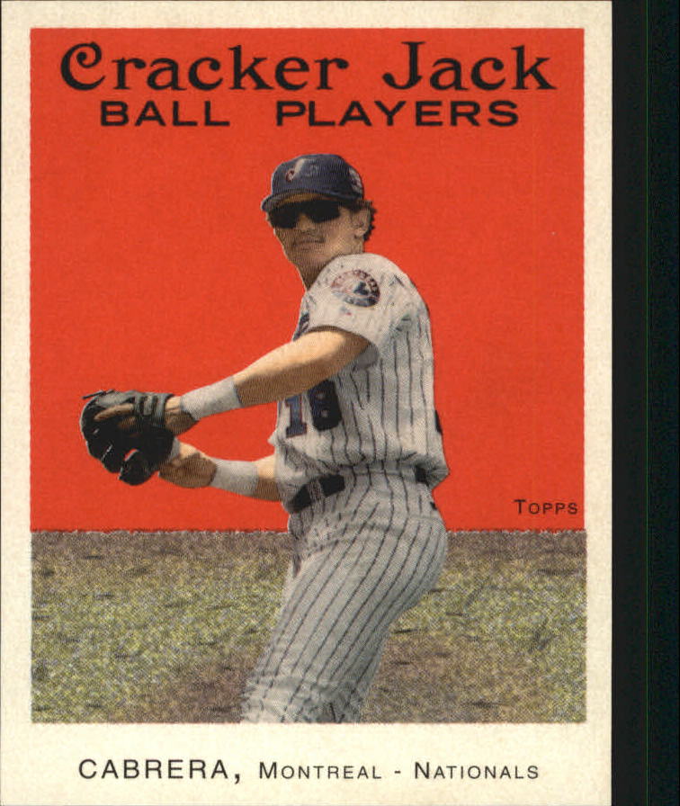 2004 Topps Cracker Jack Mini Stickers #61 Orlando Cabrera