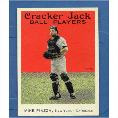 2004 Topps Cracker Jack Mini Stickers #70 Mike Piazza