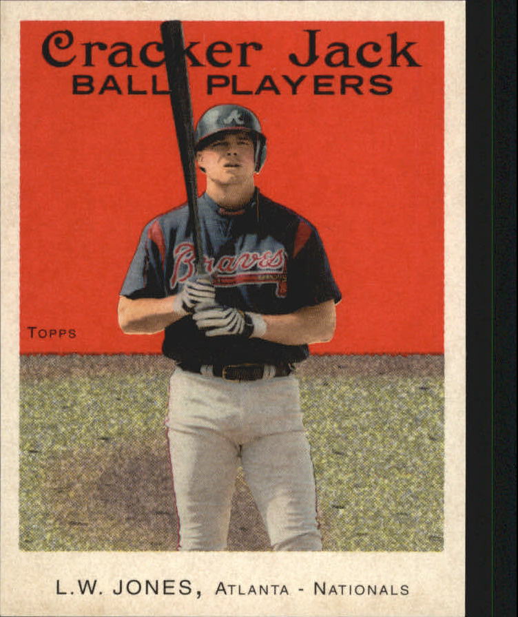 2004 Topps Cracker Jack Mini Stickers #84 Chipper Jones