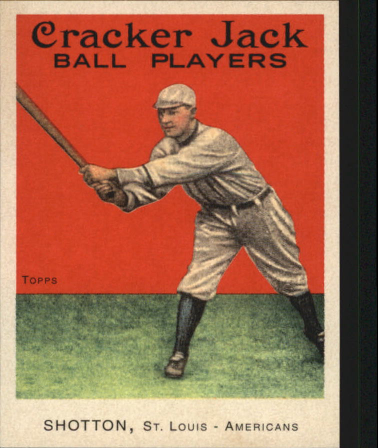 2004 Topps Cracker Jack Mini Stickers #86B Burt Shotton COR