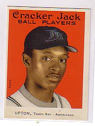 2004 Topps Cracker Jack Mini Stickers #192 B.J. Upton SP
