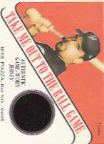 2004 Topps Cracker Jack Take Me Out to the Ballgame Relics #MP Mike Piazza Jsy F