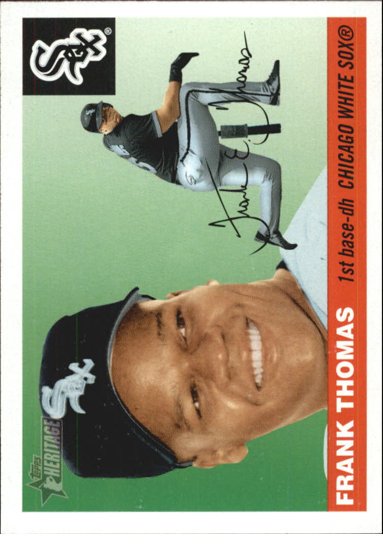 2004 Topps Heritage #120A Frank Thomas New Logo