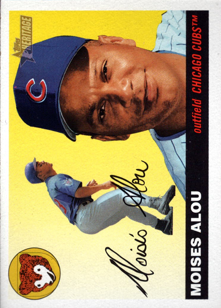2004 Topps Heritage #182B Moises Alou Old Logo SP