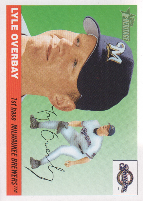 2004 Topps Heritage #450 Lyle Overbay SP