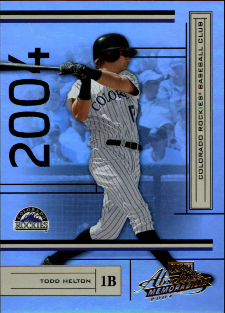 2004 Absolute Memorabilia #67 Todd Helton