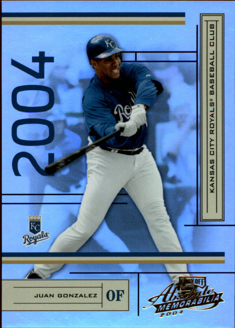 2004 Absolute Memorabilia #95 Juan Gonzalez