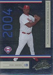 2004 Absolute Memorabilia #162 Ryan Howard