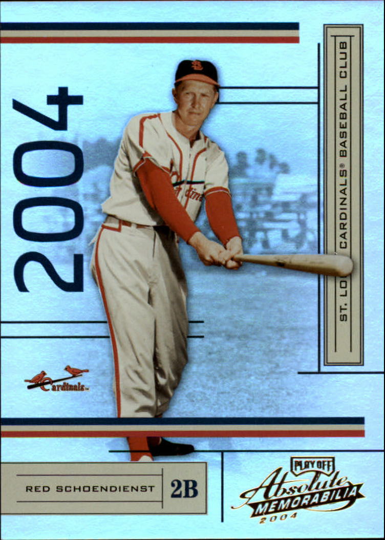 2004 Absolute Memorabilia #183 Red Schoendienst