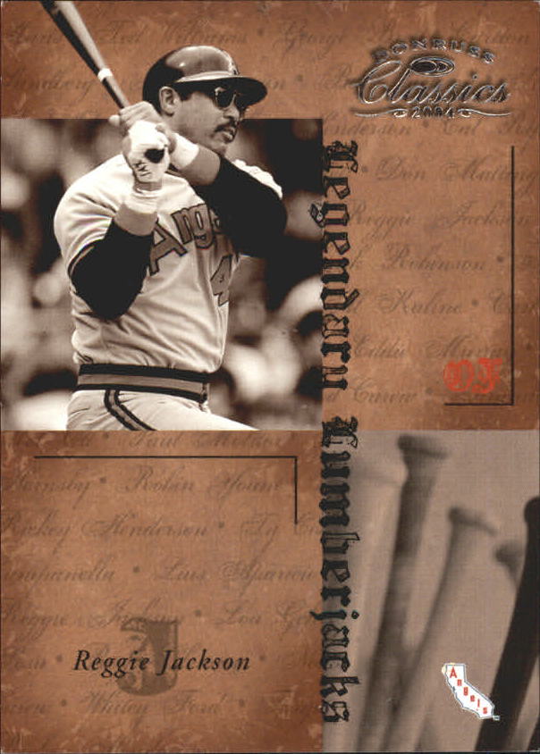 2004 Donruss Classics Legendary Lumberjacks #49 Reggie Jackson Angels