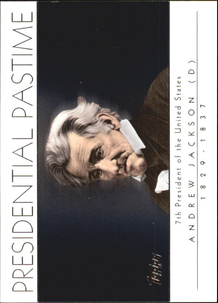 2004 Topps Presidential Pastime #PP7 Andrew Jackson