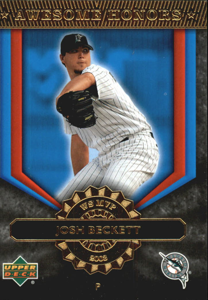 2004 Upper Deck Awesome Honors #8 Josh Beckett