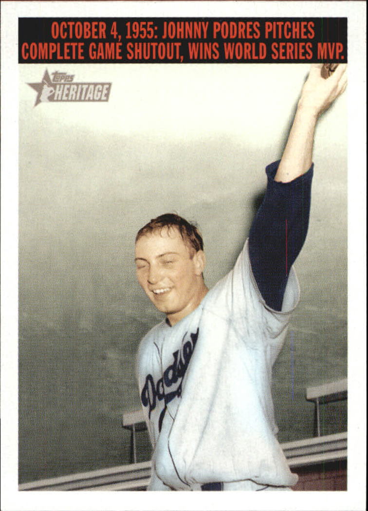 2004 Topps Heritage Flashbacks #F2 Johnny Podres