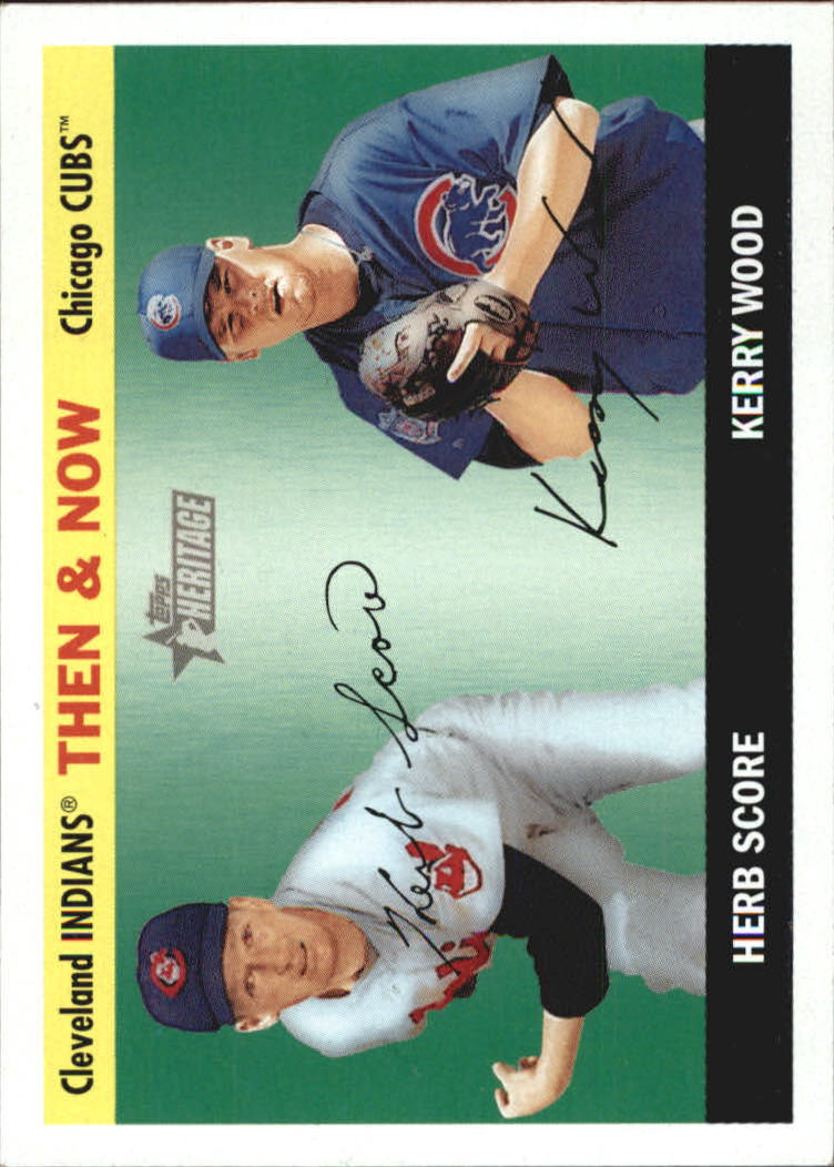 2004 Topps Heritage Then and Now #TN6 H.Score/K.Wood