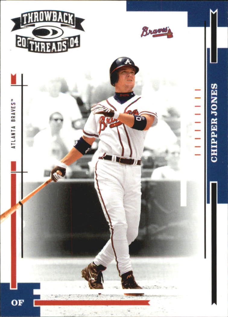 2004 Throwback Threads #17 Chipper Jones