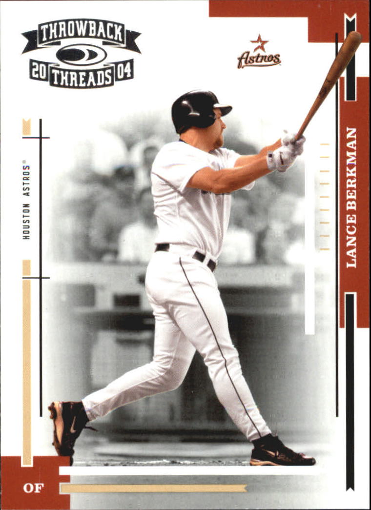 2004 Throwback Threads #85 Lance Berkman