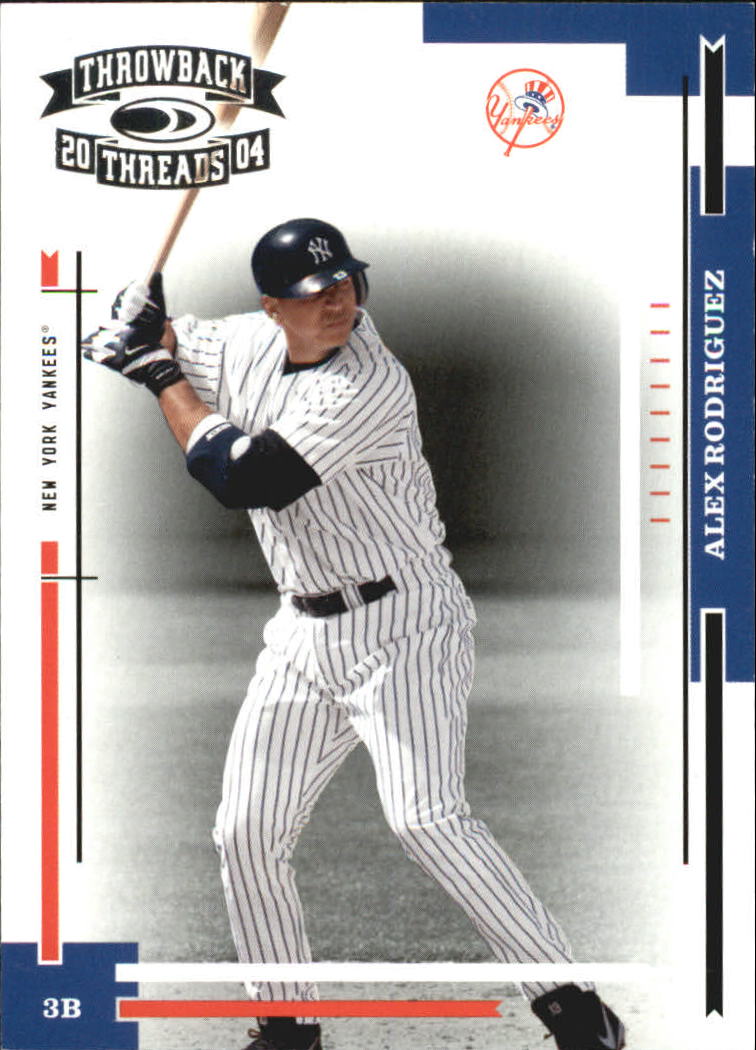 2004 Throwback Threads #130 Alex Rodriguez