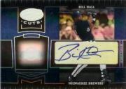 2004 Leaf Certified Cuts Marble Signature Blue #198 Bill Hall/75