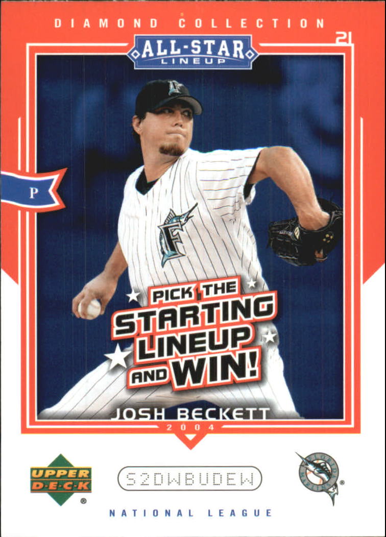 2004 UD Diamond All-Star Promo #BE Josh Beckett