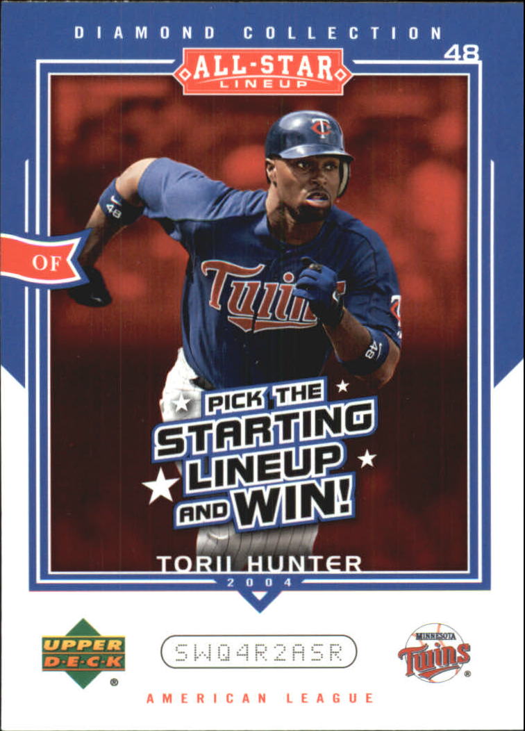 2004 UD Diamond All-Star Promo #TH Torii Hunter