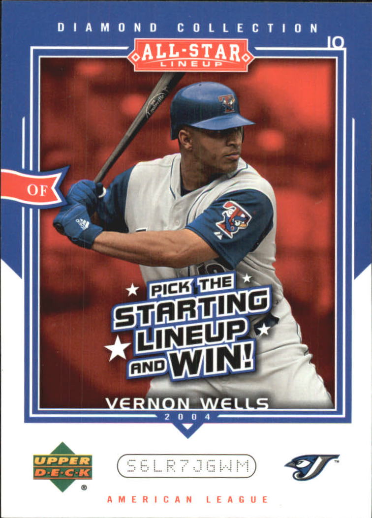 2004 UD Diamond All-Star Promo #VW Vernon Wells
