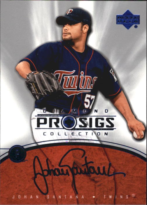 2004 UD Diamond Pro Sigs #49 Johan Santana