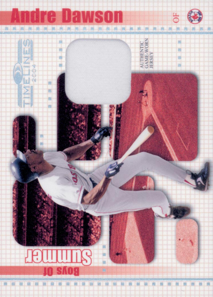 2004 Donruss Timelines Boys of Summer Material #3 Andre Dawson Jsy