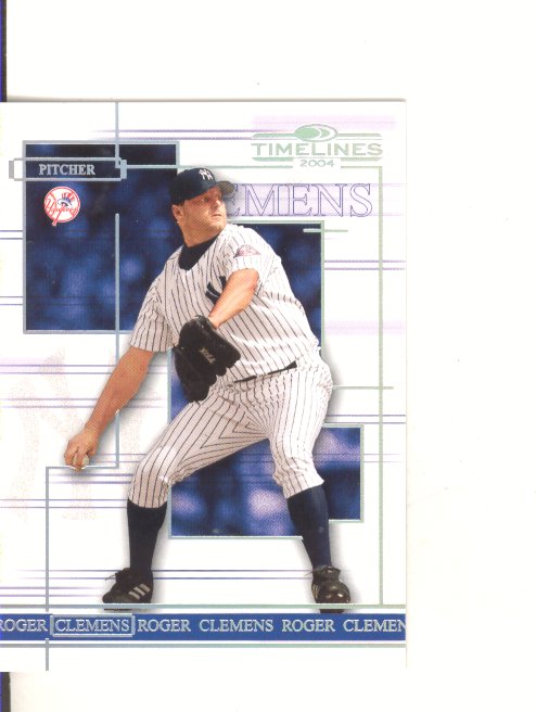 2004 Donruss Timelines Silver #41 Roger Clemens