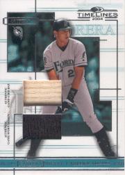 2004 Donruss Timelines Material Combo #7 Miguel Cabrera Bat-Jsy