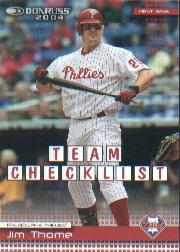 2004 Donruss #396 Jim Thome TC