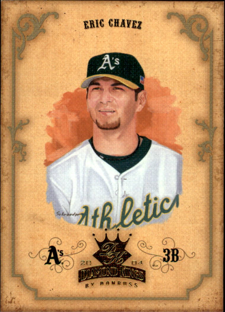 2004 Diamond Kings #60 Eric Chavez