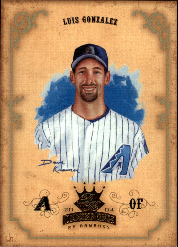 2004 Diamond Kings #69 Luis Gonzalez