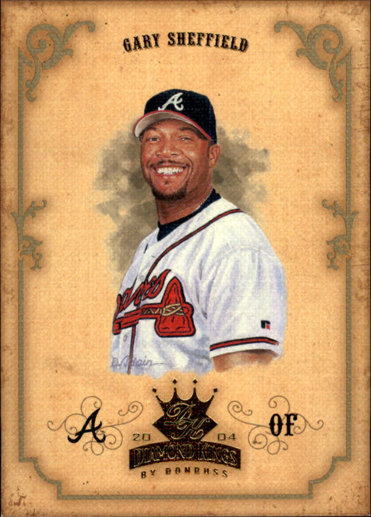 2004 Diamond Kings #82 Gary Sheffield