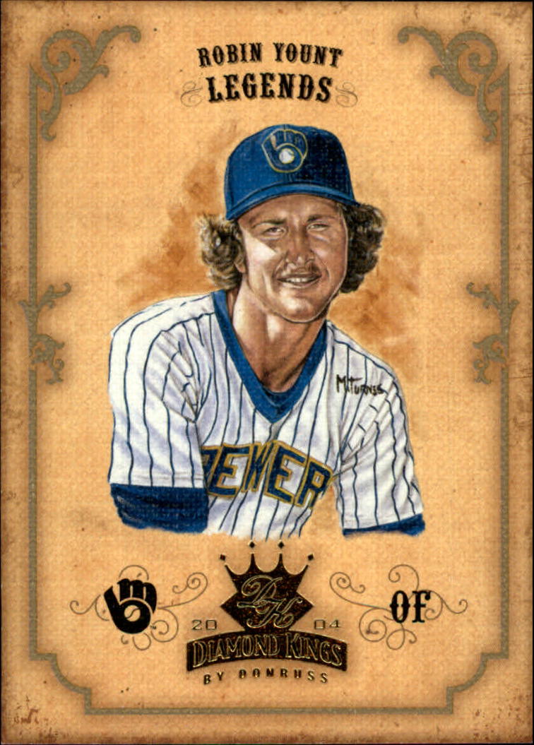 2004 Diamond Kings #164 Robin Yount LGD