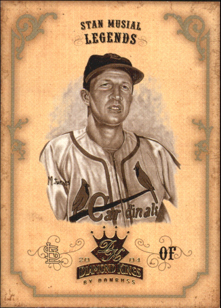 2004 Diamond Kings Sepia #173 Stan Musial LGD