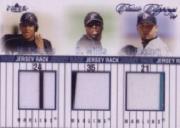 2004 Classic Clippings Jersey Rack Triple Blue #CWB Miguel Cabrera/Dontrelle Willis/Josh Beckett