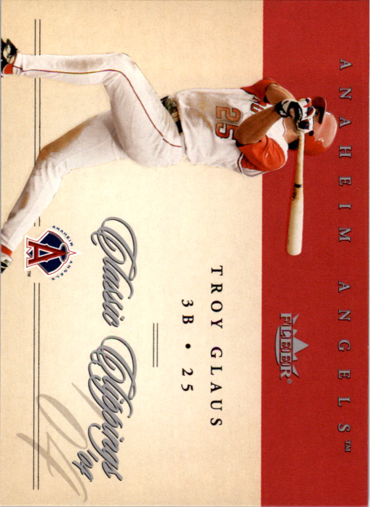 2004 Classic Clippings #33 Troy Glaus
