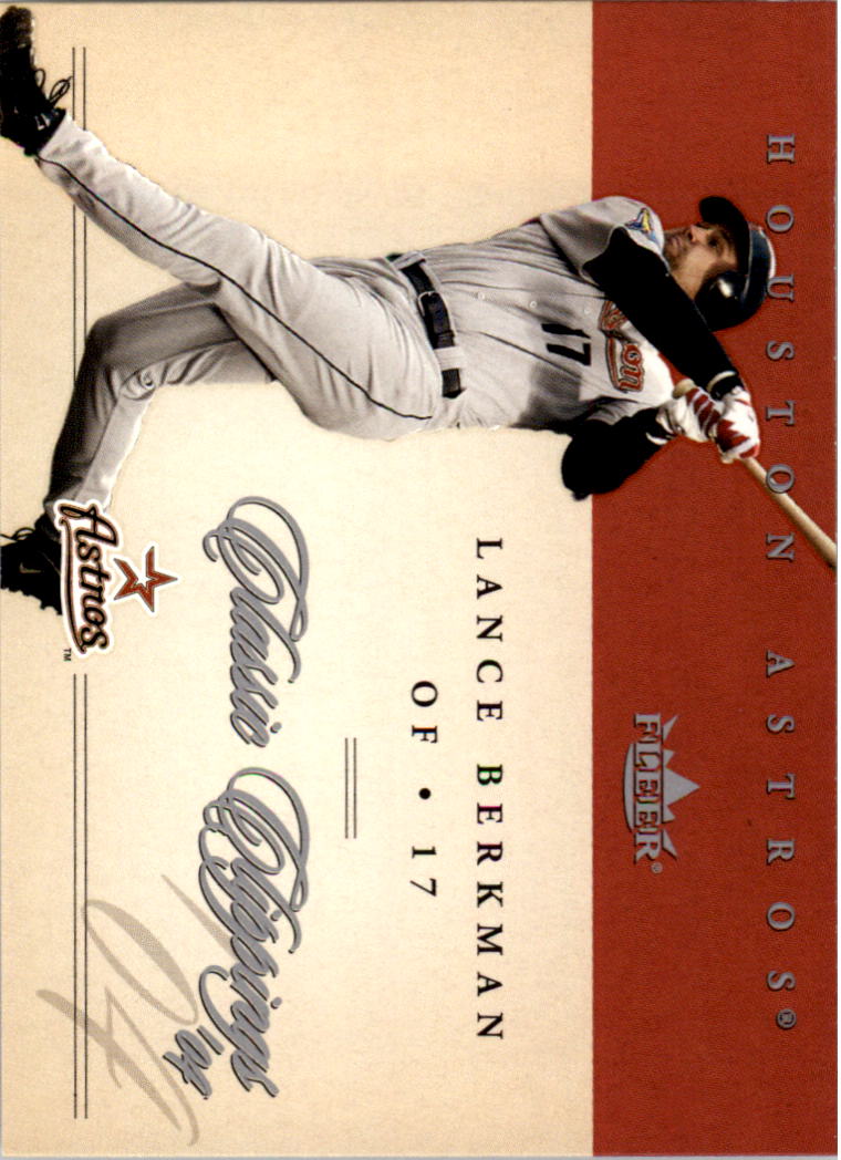 2004 Classic Clippings #36 Lance Berkman