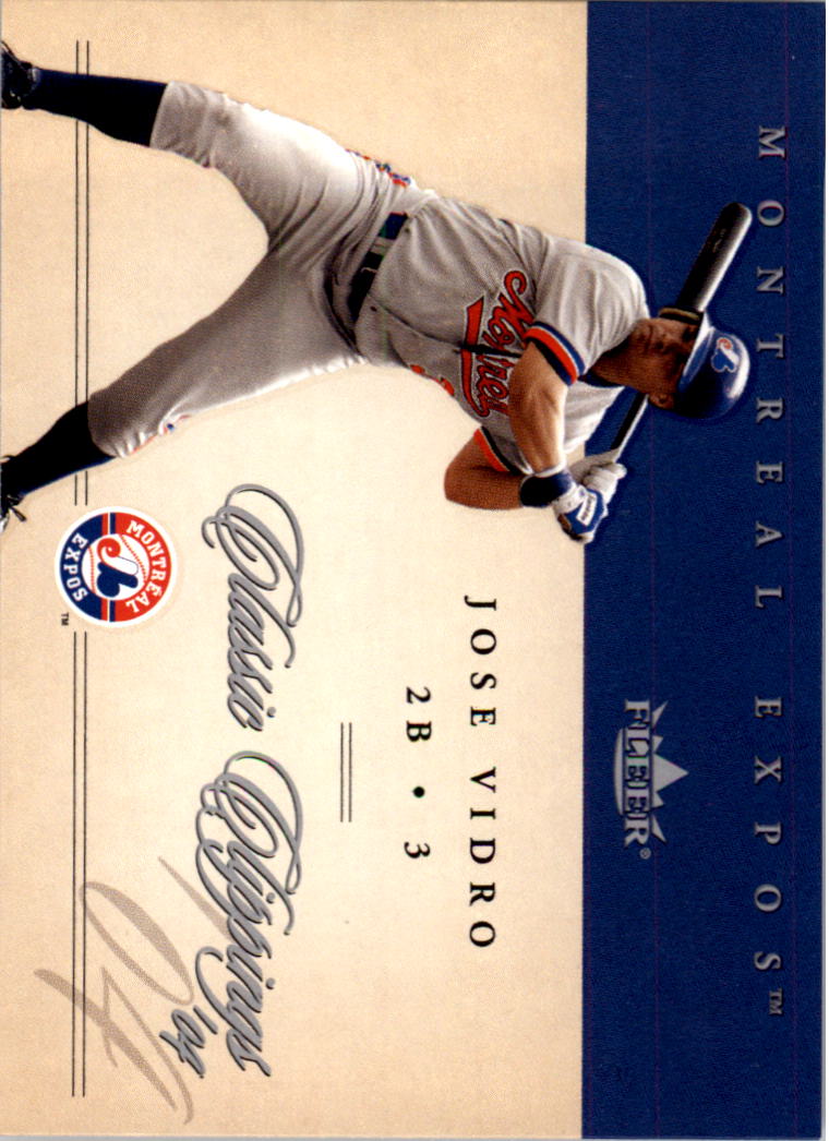 2004 Classic Clippings #40 Jose Vidro