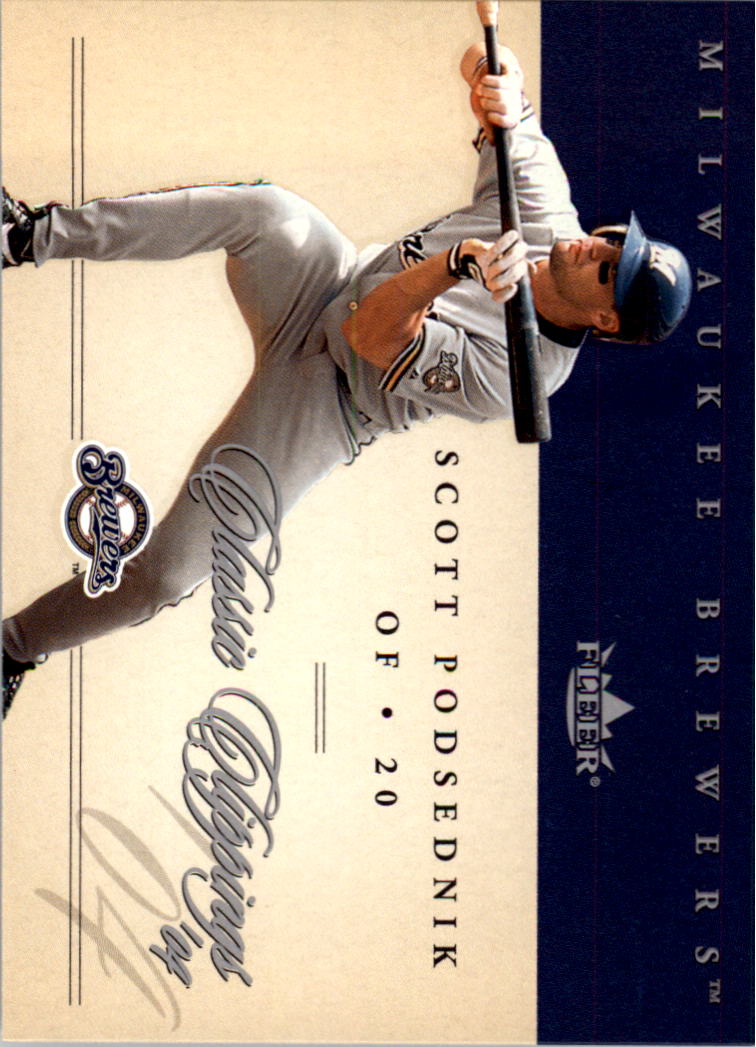 2004 Classic Clippings #43 Scott Podsednik