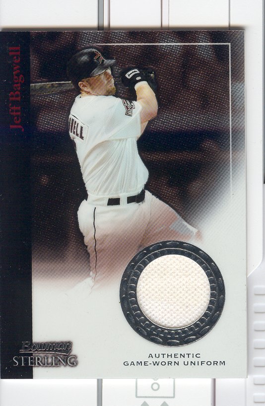 2004 Bowman Sterling #JB Jeff Bagwell Jsy