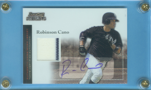 2004 Bowman Sterling #RC Robinson Cano AU Jsy