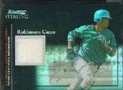 2004 Bowman Sterling Black Refractors #RC Robinson Cano AU Jsy