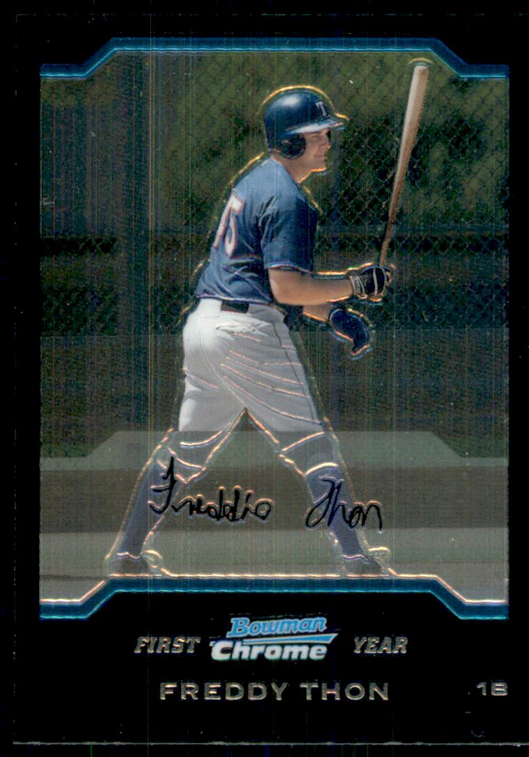 2004 Bowman Chrome Draft #13 Freddy Thon RC