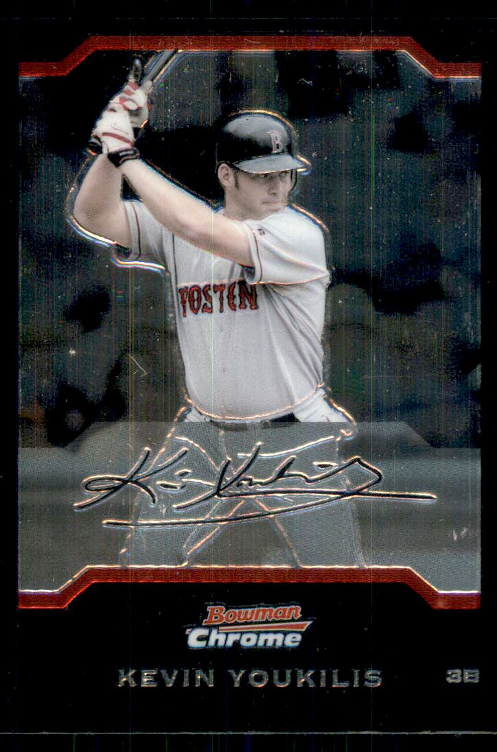 2004 Bowman Chrome Draft #16 Kevin Youkilis