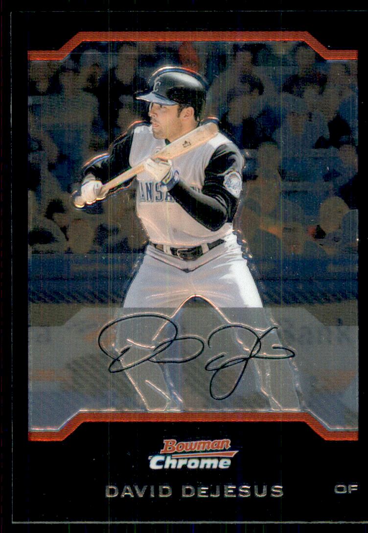 2004 Bowman Chrome Draft #19 David DeJesus