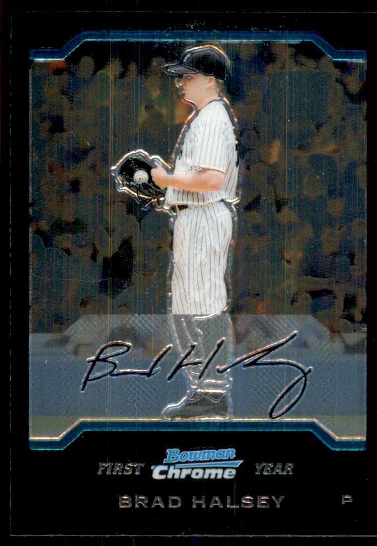2004 Bowman Chrome Draft #29 Brad Halsey RC