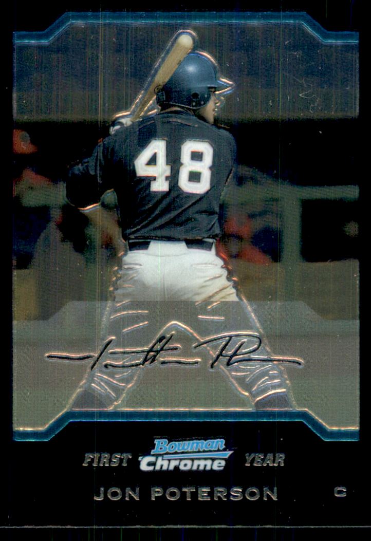 2004 Bowman Chrome Draft #35 Jon Poterson RC