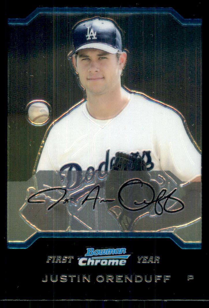 2004 Bowman Chrome Draft #68 Justin Orenduff RC